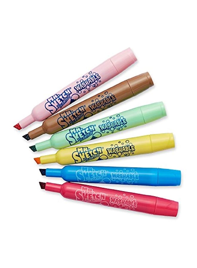 6-Piece Washable Watercolour Marker Yellow/Red/Blue - v1558446195/N25917794A_3