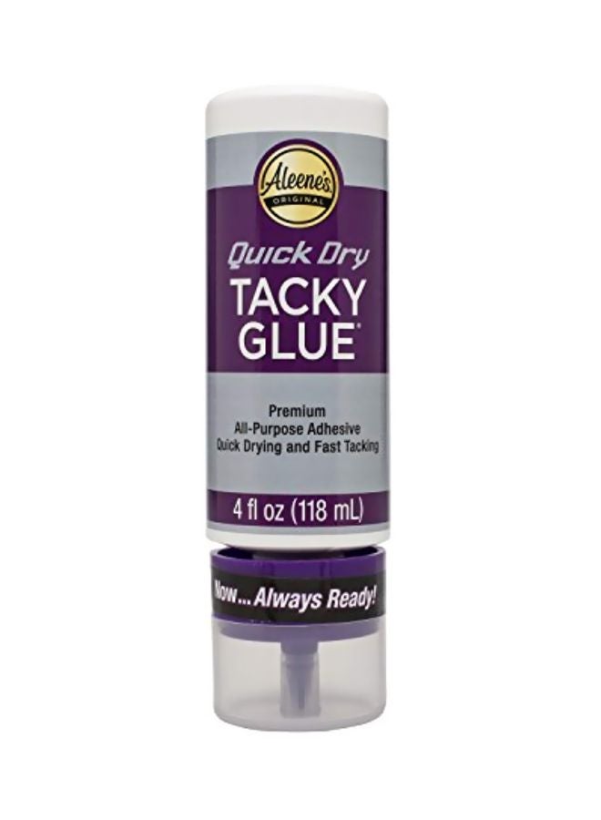 Aleene's Quick Dry Tacky Glue Purple/White 