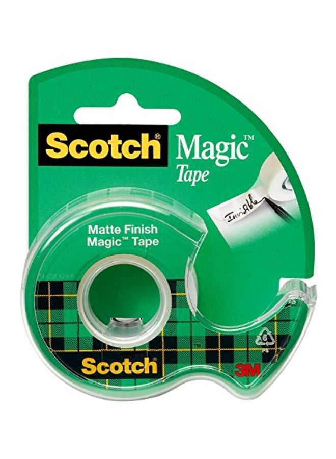 Scotch  Magic Tape With Dispenser Clear/White - Image 1