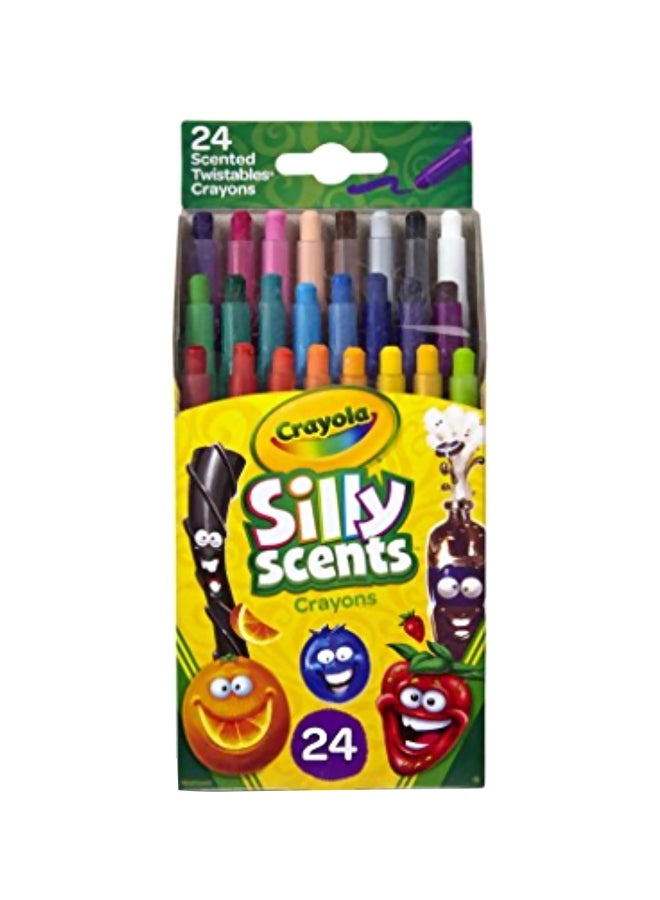 Crayola 24-Piece Classic Twistables Crayon Colour Pencil Set Multicolour - Image 1