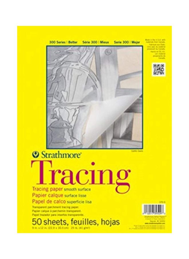 Strathmore 50-Piece Tracing Paper White - Image 1