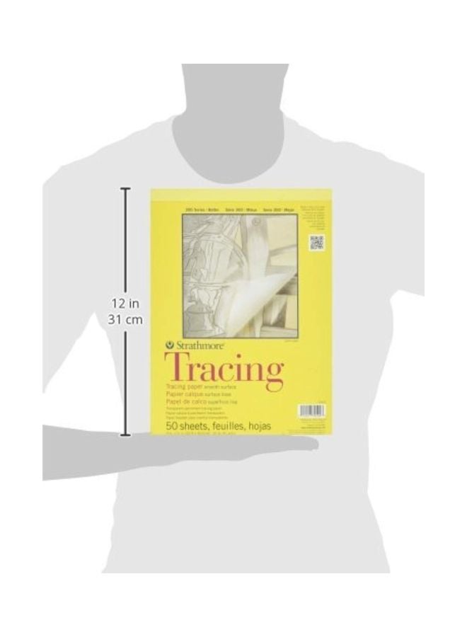 Strathmore 50-Piece Tracing Paper White - Image 3
