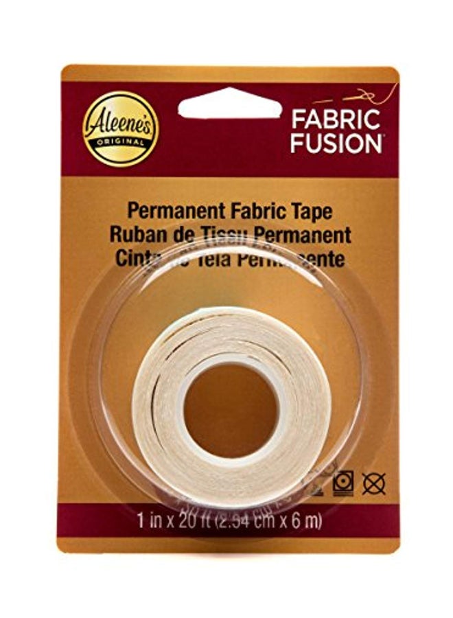 Aleene's Fusion Peel and Stick Fabric Tape White 