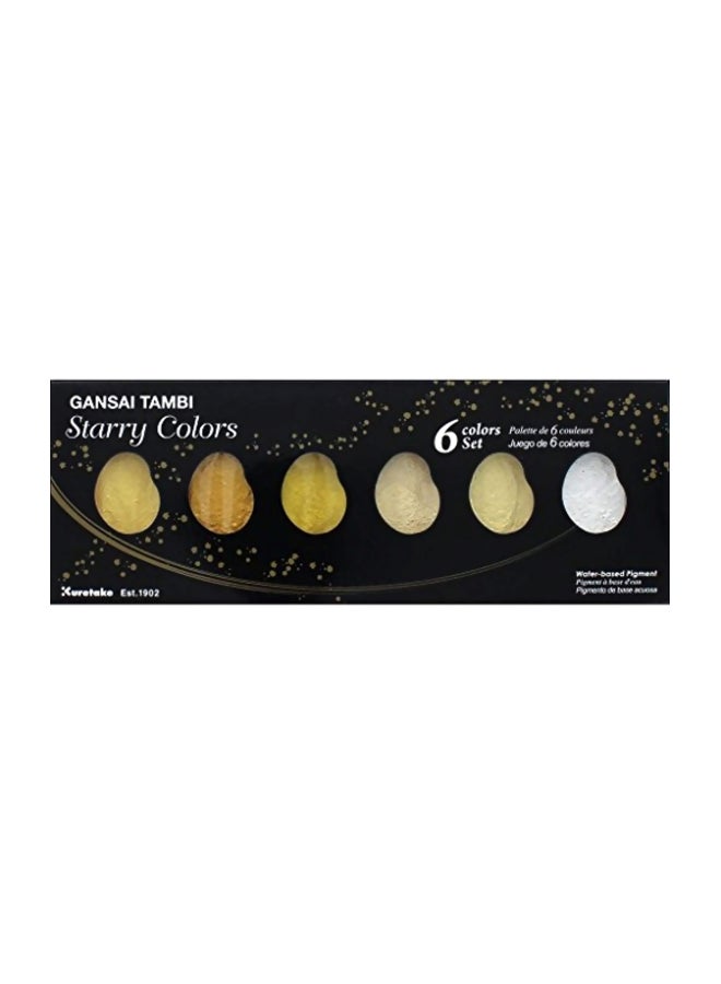 6-Piece Starry Gansai Tambi Set Multicolour - v1558447344/N25924968A_1