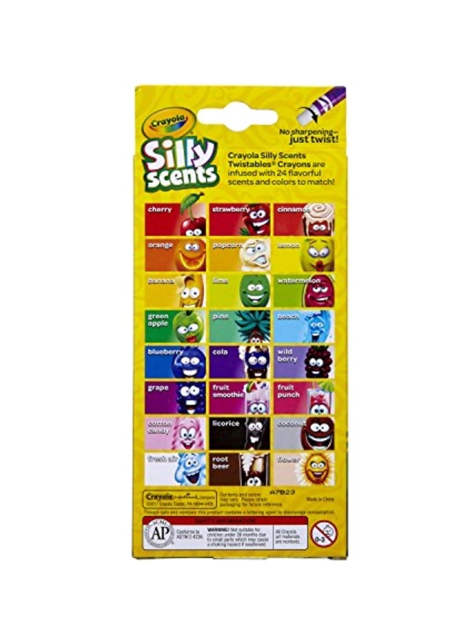Crayola 24-Piece Classic Twistables Crayon Colour Pencil Set Multicolour - Image 2