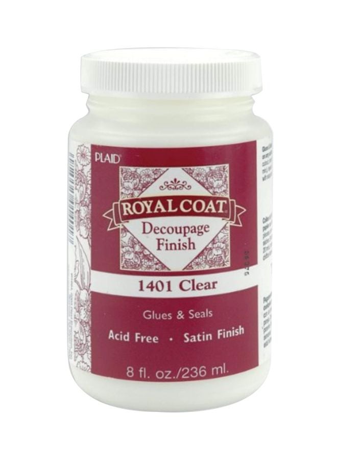 Plaid:Craft Royal Coat Decoupage Finish Glues And Seals Clear 