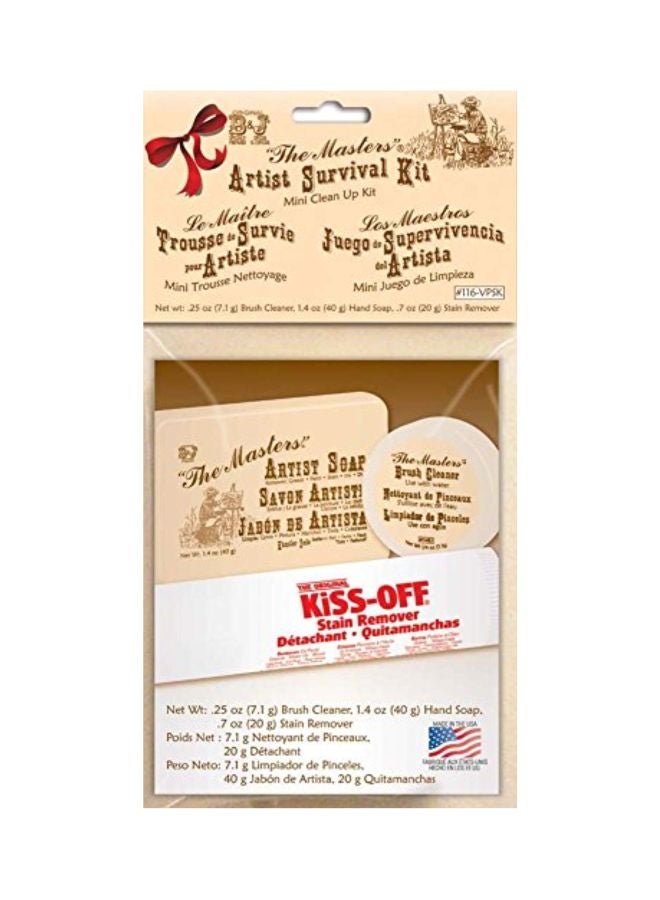 General Pencil The Masters Artist Survival Mini Clean-Up Kit Beige