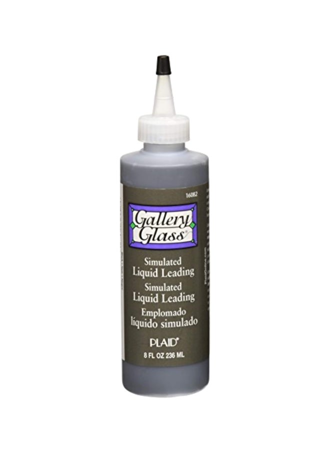 Plaid:Craft Gallery Glass Liquid Lead Black  - Image 1