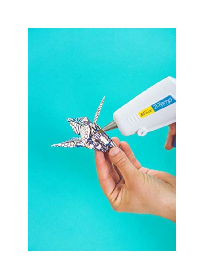 Adhesive Technologies - Dual Temperature Hot Glue Gun White/Blue - Image 1
