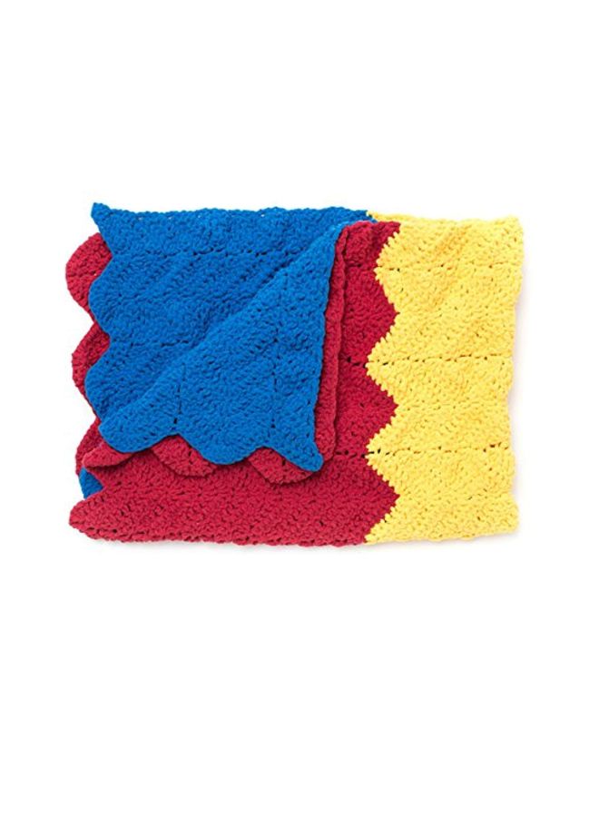 Yarnspirations Bernat Blanket Brights Polyester Yarn Royal Blue - Image 4