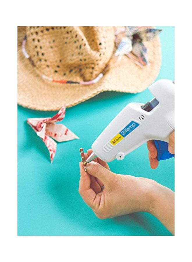 Adhesive Technologies - Dual Temperature Hot Glue Gun White/Blue - Image 1