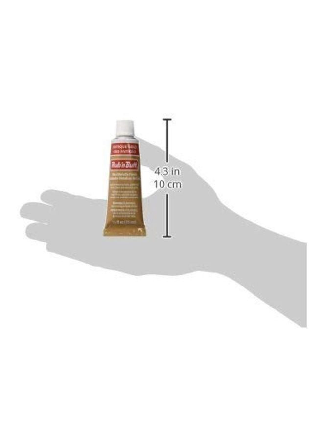 Amaco Robin'N Buff Wax Metallic Finish Paint Antique Gold - Image 3