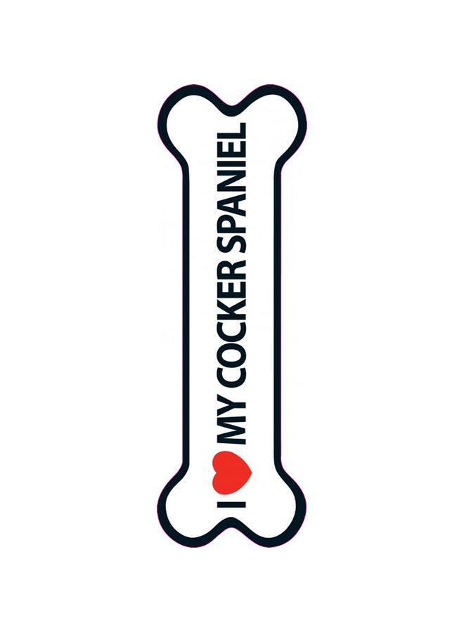 I Love My Cocker Spaniel Magnet Multicolour
