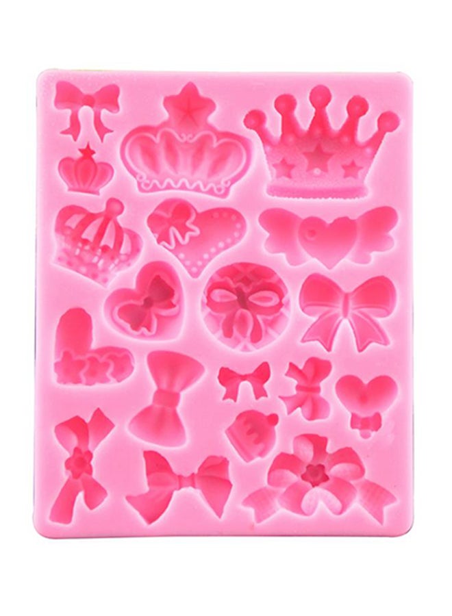 Bluelans 3D DIY Baking Mold Pink 9 x 7cm  - Image 1