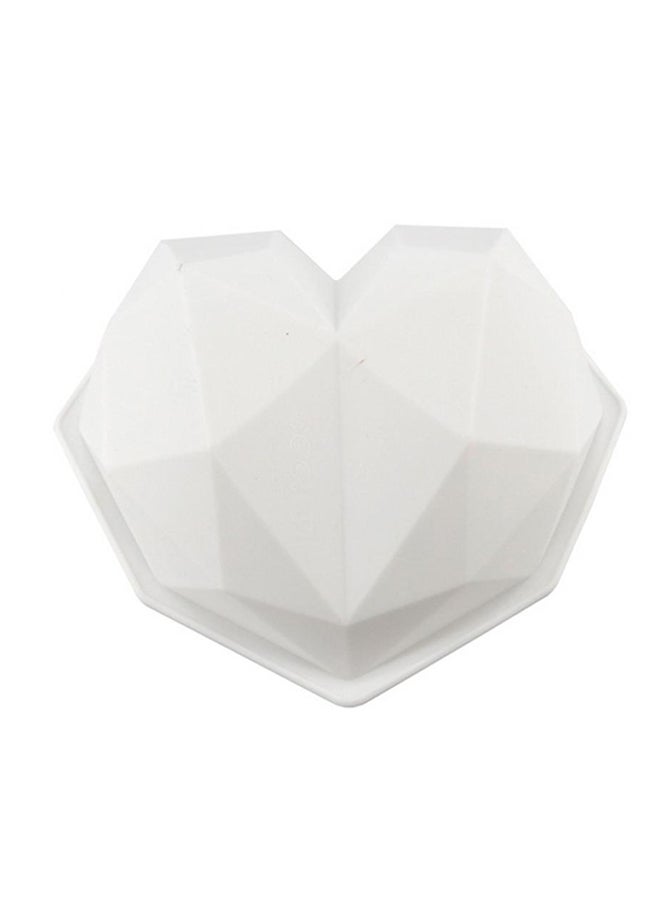 Bluelans Heart Shape Baking Mold White 22 x 18 x 5 (Approx.)cm  - Image 2