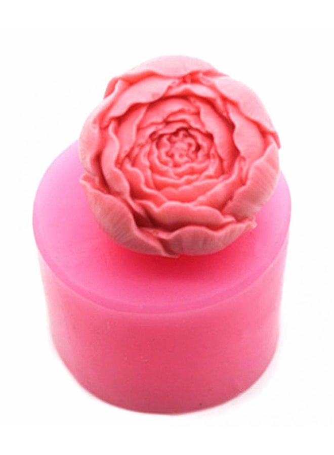 Bluelans 3D Rose Flower Baking Mold Pink 5.3 x 4.3 (Approx.)cm  - Image 1