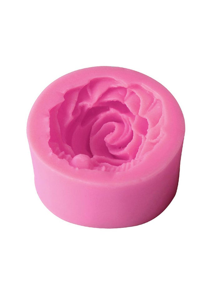 Bluelans 3D Rose Flower Decorating Baking Mold pink 4.5 x 4.5 x 2cm  - Image 3