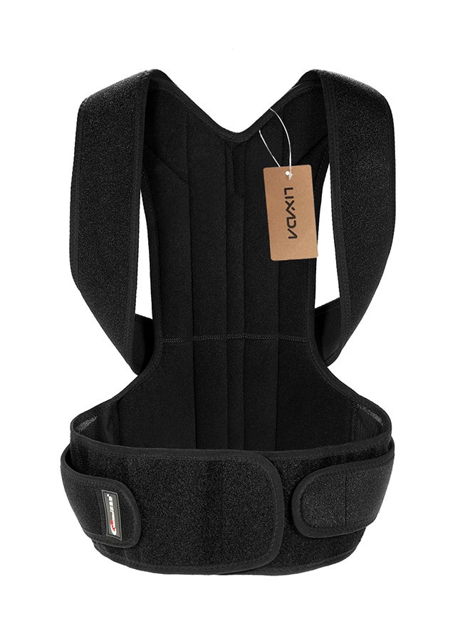 LIXADA - Adjustable Posture Shoulder Support Corrector Strap 38X5X15cm 38X5X15cm - Image 1