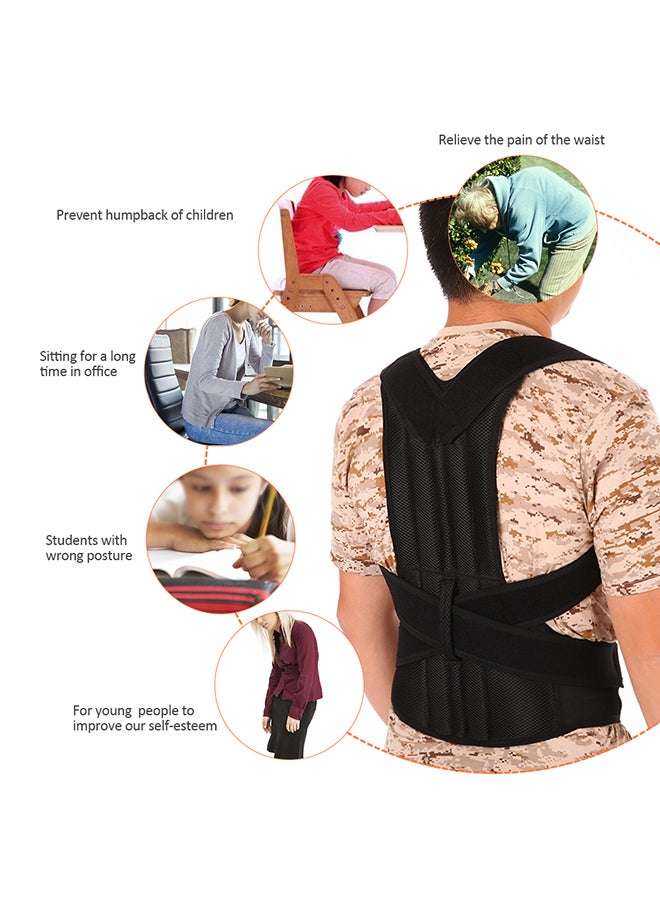 LIXADA Adjustable Posture Shoulder Support Corrector Strap - Image 5