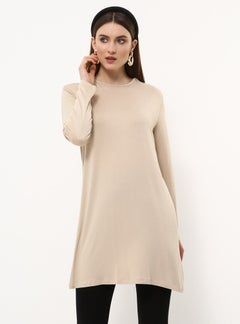 Everyday Basic by modanisa Essential Tunic Beige  - Image 1