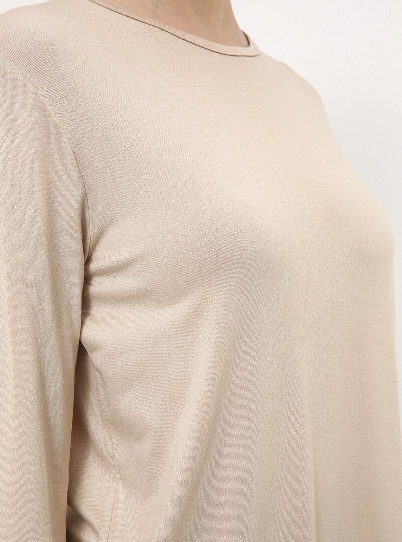Everyday Basic by modanisa Essential Tunic Beige - Image 4