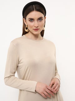 Everyday Basic by modanisa Essential Tunic Beige  - Image 3