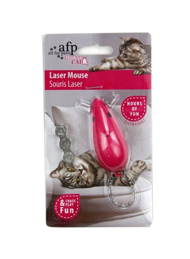أوول فور بوز لعبة ليزرية على شكل فأر للقطط وردي