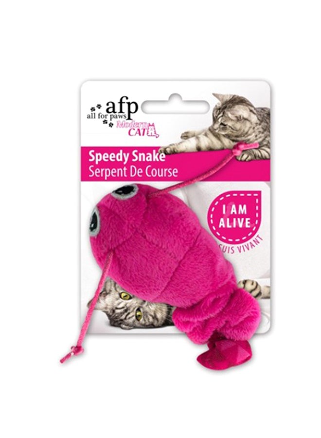 all for paws Speedy Snake Pet Toy Pink 