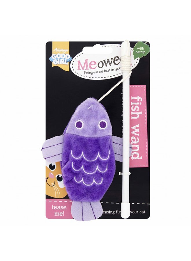 Armitage Meowee Fish Wand Assorted 10inch 