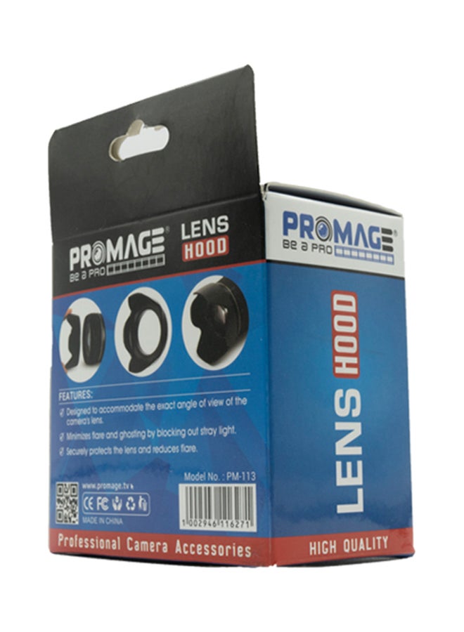 PROMAGE 55MM Lens Hood Black  - Image 3