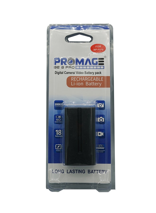 PROMAGE Video Light Battery For NPF570 Black - Image 1