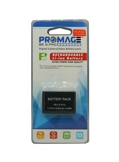 Battery For Canon LPE12 Black