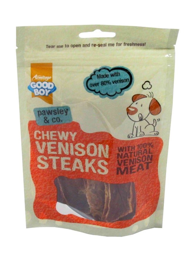 Armitage Chewy Venison Steaks 80grams