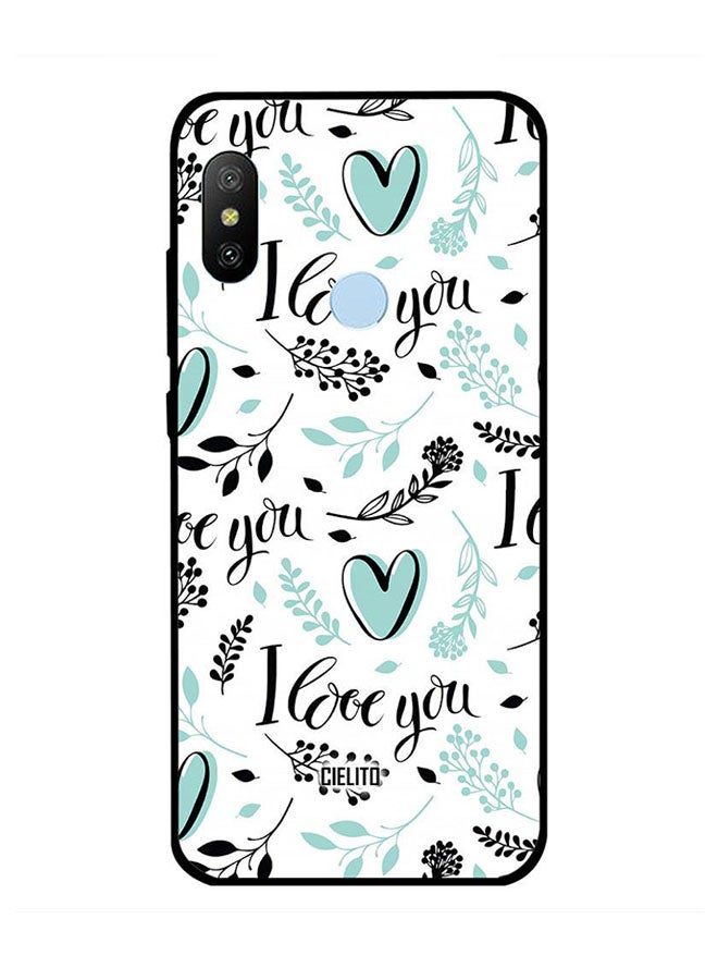 CIELITO Protective Case Cover For Xiaomi Redmi Note 6 Love Prints