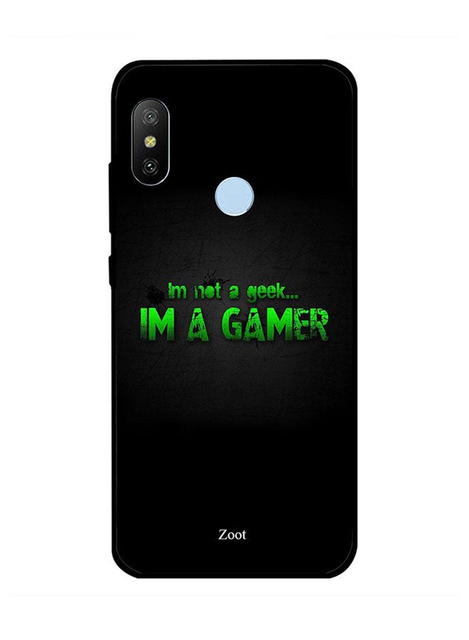 Zoot - Protective Case Cover For Xiaomi Redmi Note 6 Pro Im Not A Geek Im A Gamer - Image 1