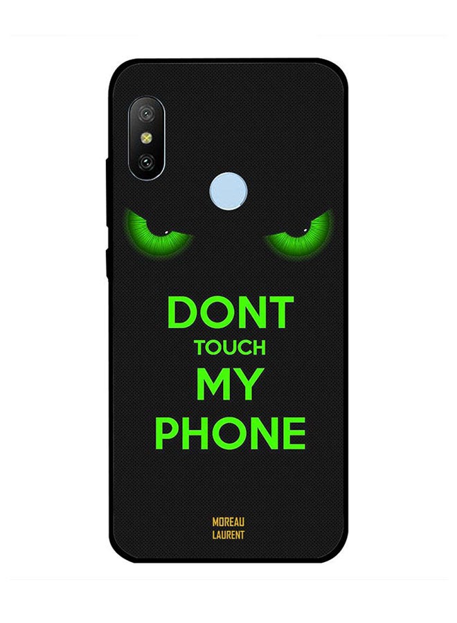 Moreau Laurent Protective Case Cover For Xiaomi Redmi Note 6 Pro Dont Touch My Phone Floral