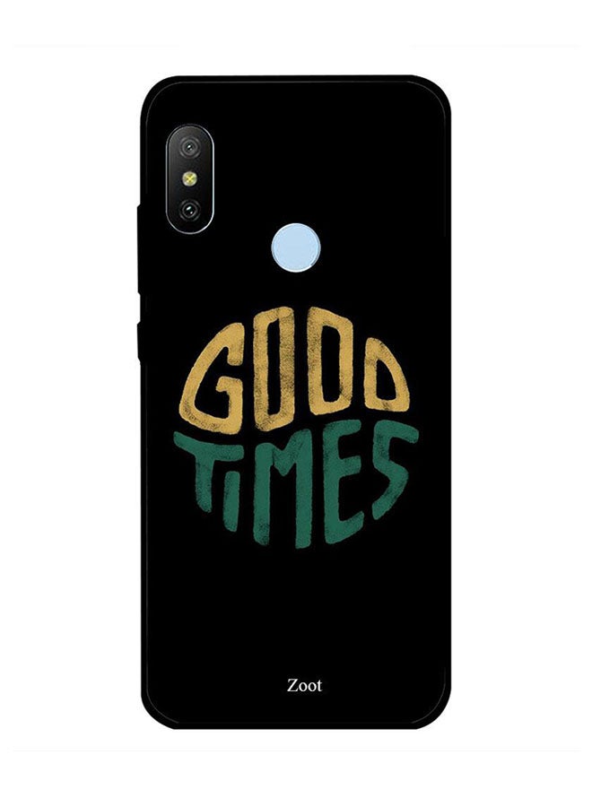 Zoot - Protective Case Cover For Xiaomi Redmi Note 6 Pro Good Times - Image 1