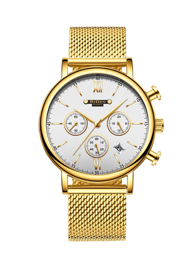 BIDEN men Stainless Steel Analog Wrist Watch - Image 1