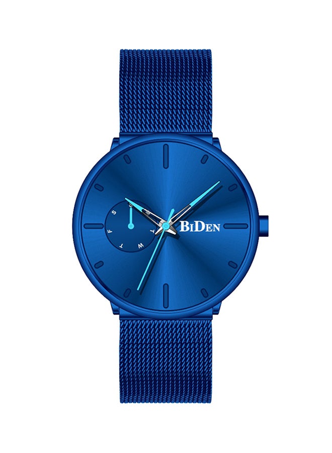 men Stainless Steel Analog Wrist Watch