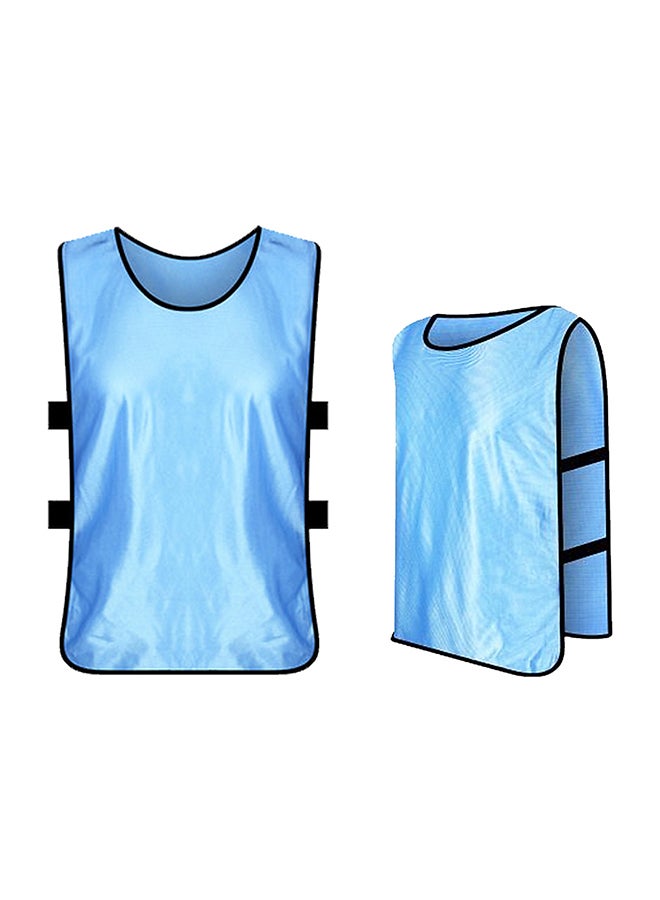 Generic 12 PCS Adults Soccer Pinnies Quick Drying Football Jerseys Vest Scrimmage Practice Sports Vest Breathable Team Training Bibs  - Image 2