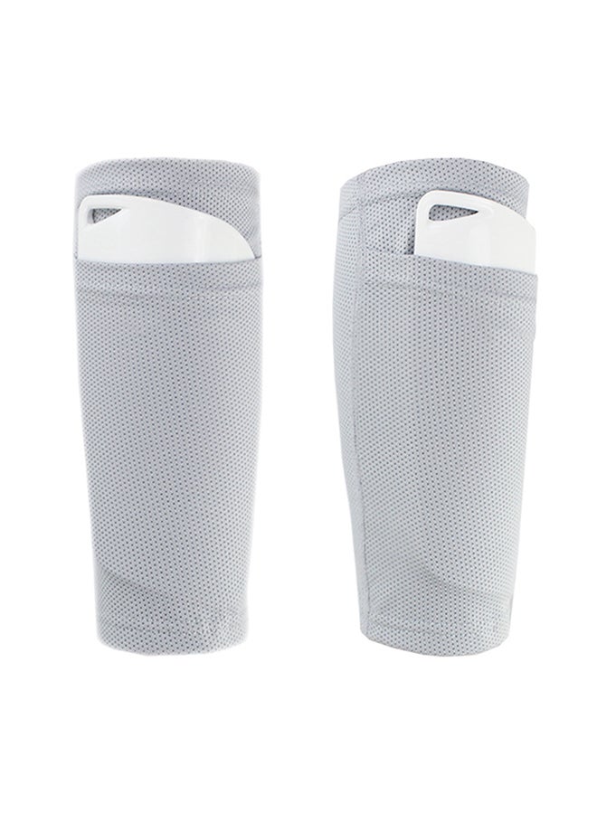 Generic 2 Piece Soccer Shin Sleeves Football Calf Socks Set - Image 2