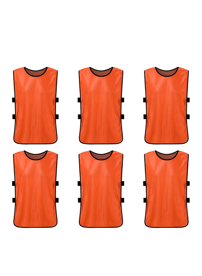 Generic 6 Piece Soccer Pinnies Quick Drying Football Jerseys - Image 1