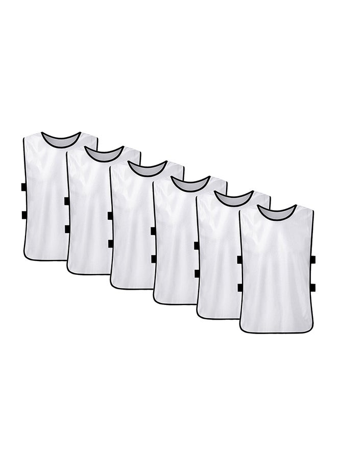 Generic 6 Piece Soccer Pinnies Quick Drying Football Jerseys - Image 1