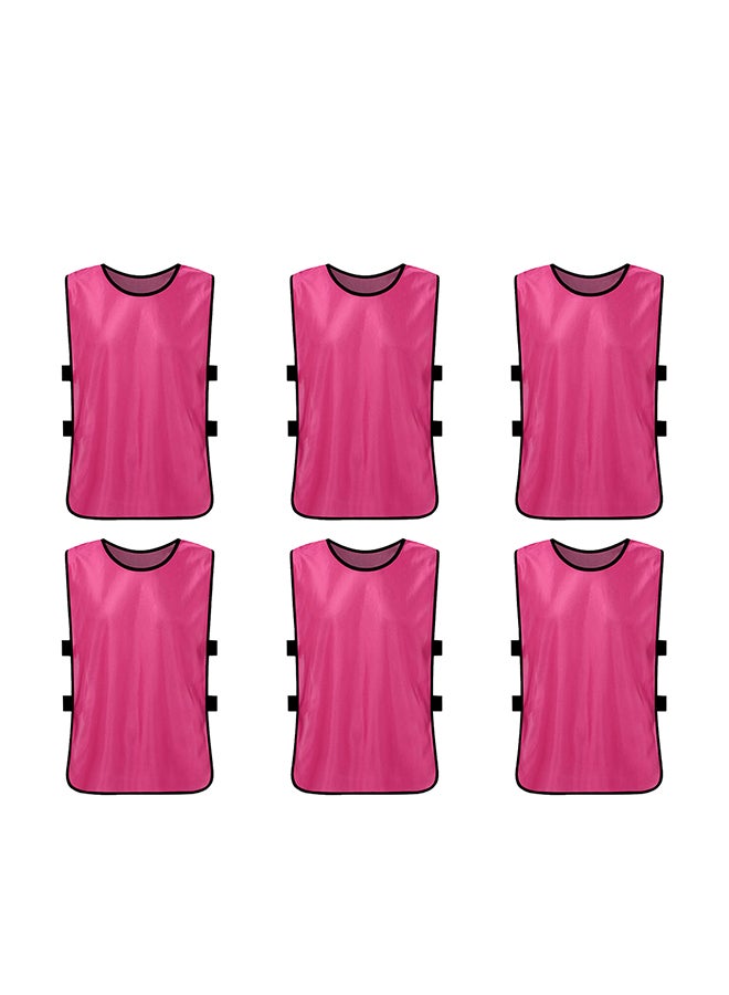 Generic 6 Piece Soccer Pinnies Quick Drying Football Jerseys - Image 1