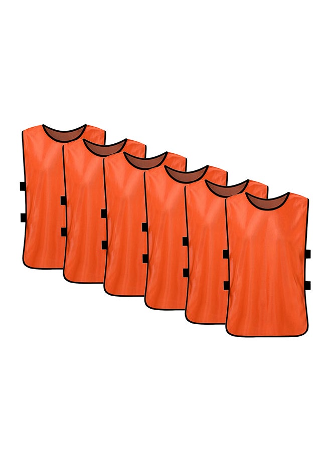 Generic 6 Piece Soccer Pinnies Quick Drying Football Jerseys  - Image 1