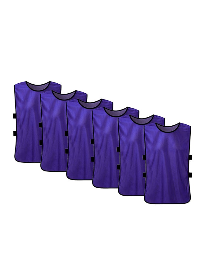 Generic 6 Piece Soccer Pinnies Quick Drying Football Jerseys - Image 1
