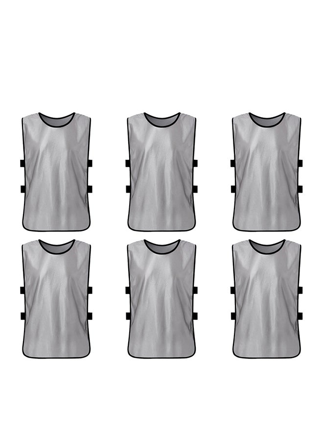 Generic 6 Piece Soccer Pinnies Quick Drying Football Jerseys  - Image 1