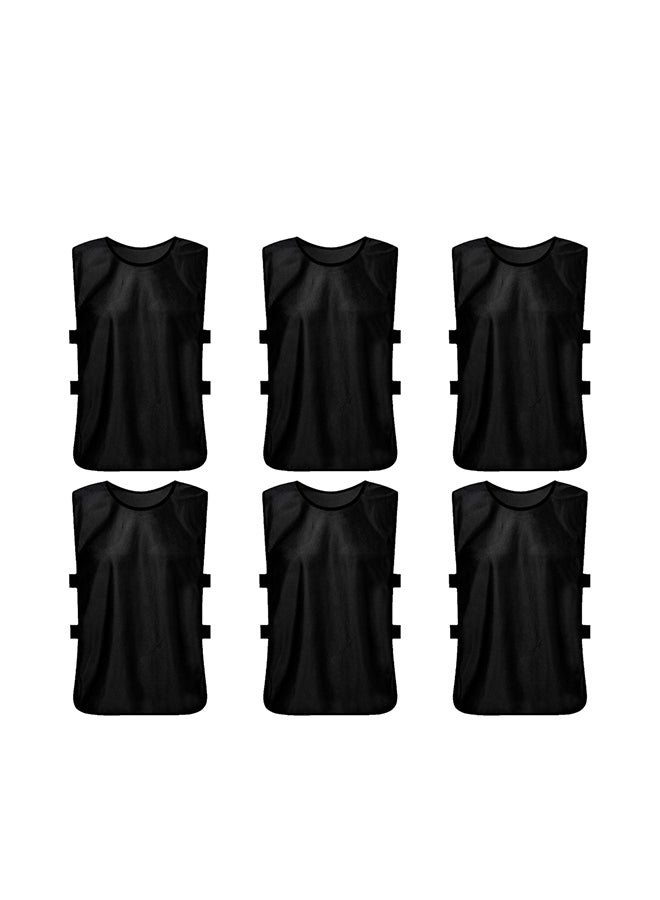 Generic 6 Piece Soccer Pinnies Quick Drying Football Jerseys - Image 1