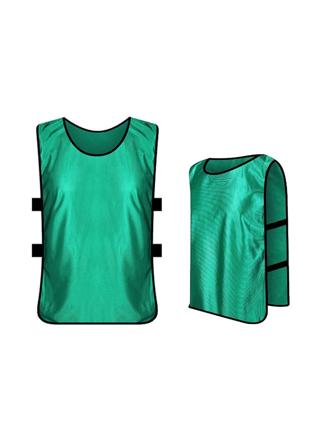 Generic 12 PCS Kid's Soccer Pinnies Quick Drying Football Jerseys Youth Sports Scrimmage Practice Sports Vest Team Training Bibs  - Image 2