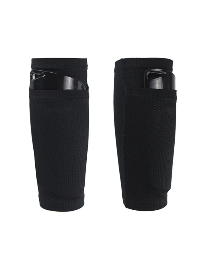 Generic 2 PCS Soccer Shin Sleeves Football Calf Socks Breathable Football Protective Sleeves with Pocket for Shin Guards - Image 2